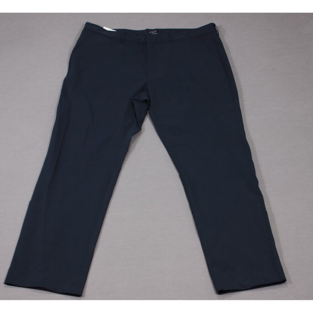 J Crew Mens Thompson Flex Tapered Navy Blue Chino Dress Golf Pants 36X30